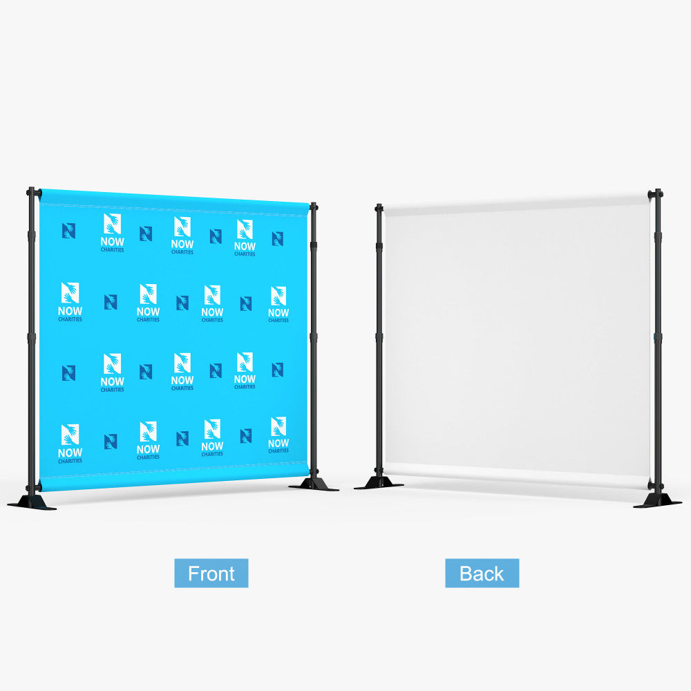 Step and Repeat 9 oz. Fabric Banner plus Stand