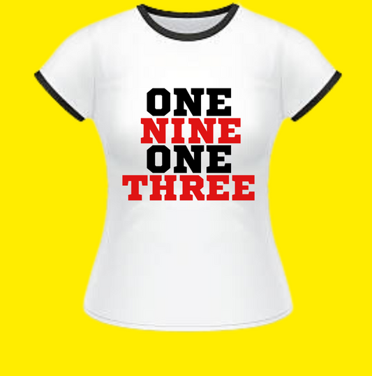 It's the One Nine One Three for Me