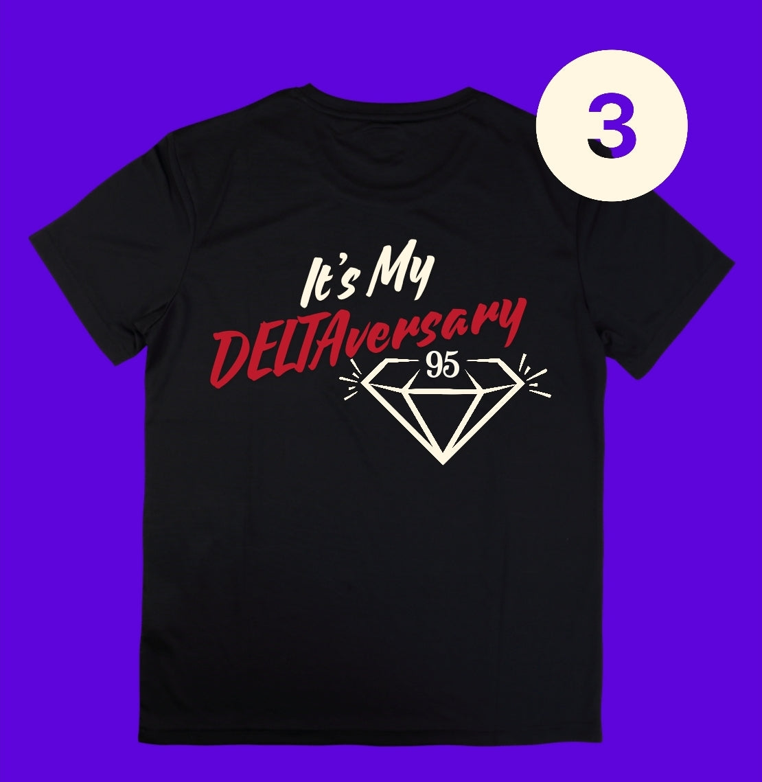 95 pressuRED diamonds Tee, w/one image
