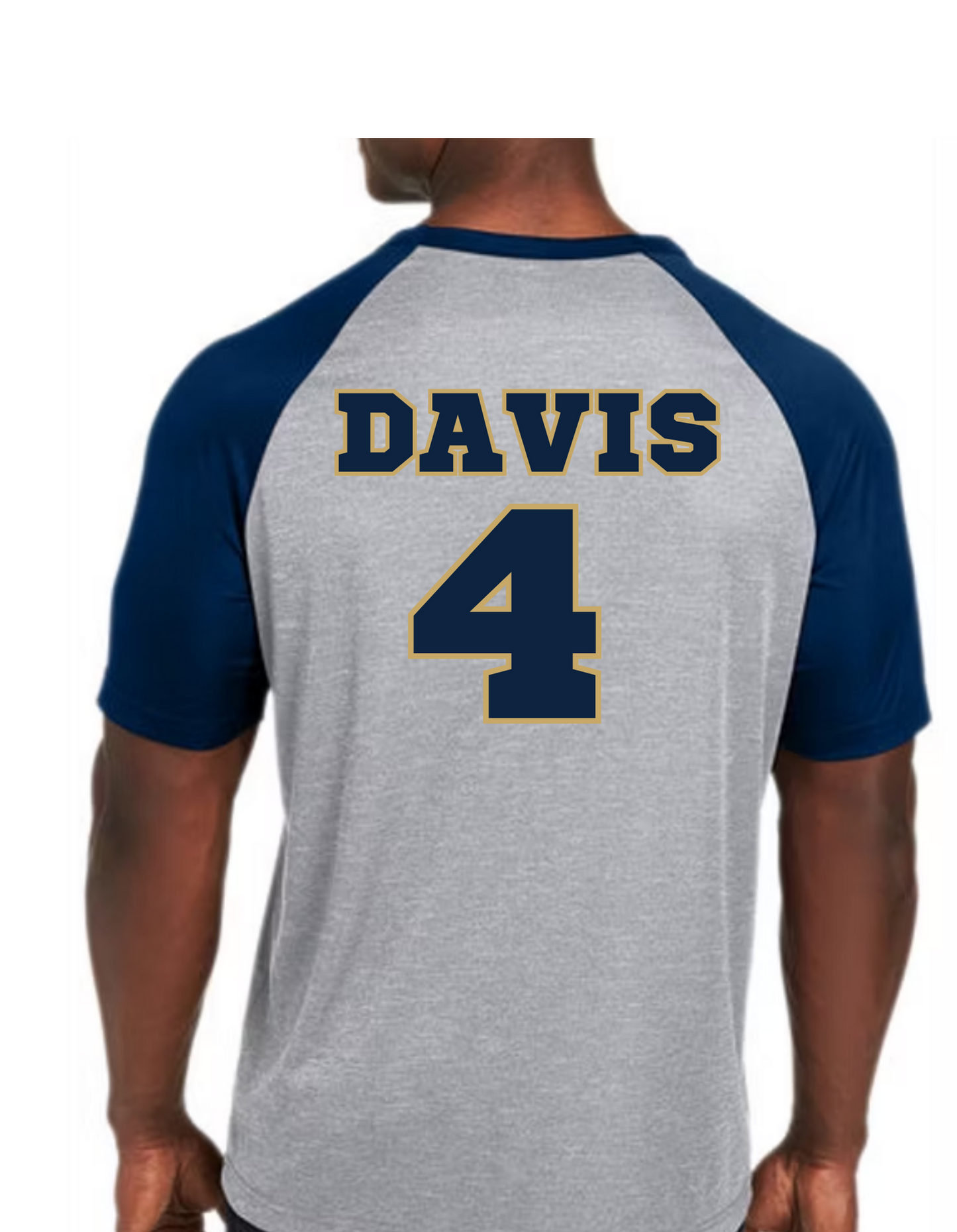 Custom Football Player Raglan Tee